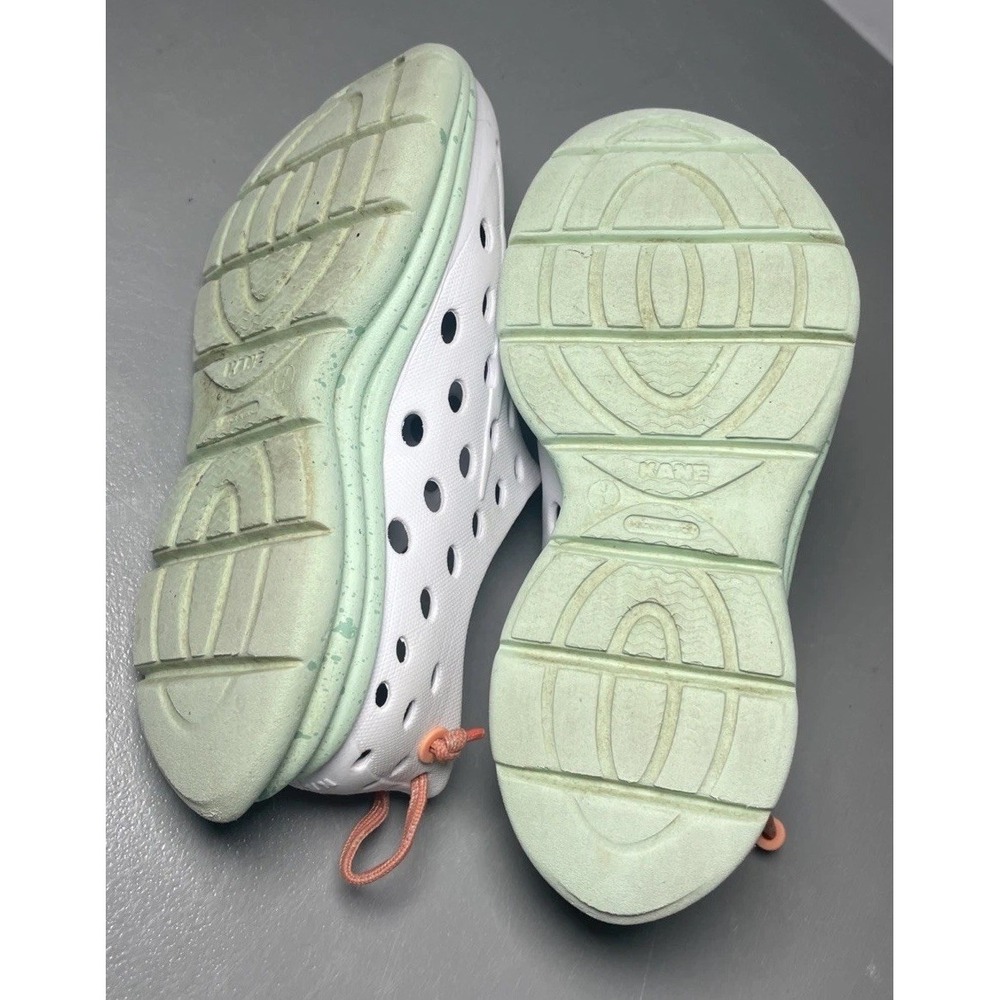 Kane Revive Shoes Kids Size J1 / 8.1 Inches White Green Speckle Active Recovery. - Picture 6 of 7